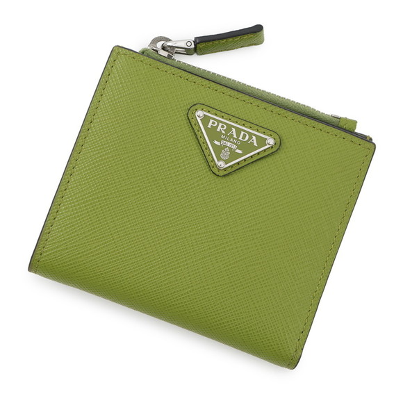 PRADA Green Saffiano Wallet - Picture 1 of 14